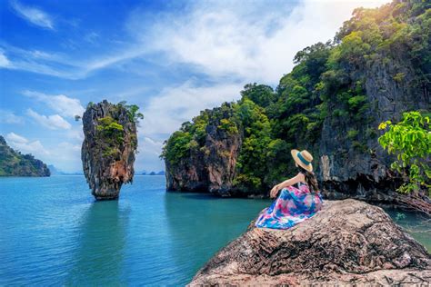 James Bond Island Canoeing By Van Thaitravelcenter Com Thailand