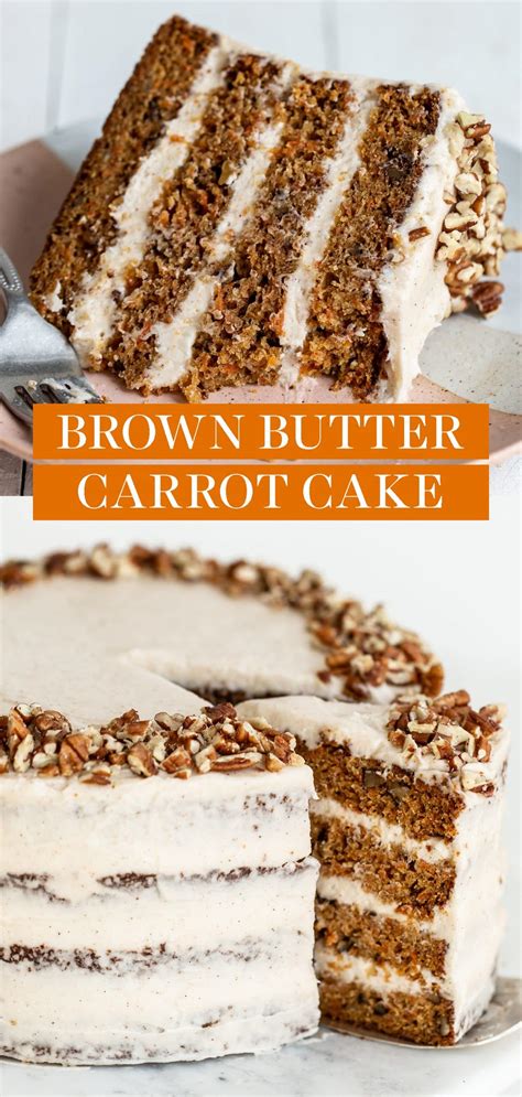 Brown Butter Carrot Cake With Cream Cheese Frosting
