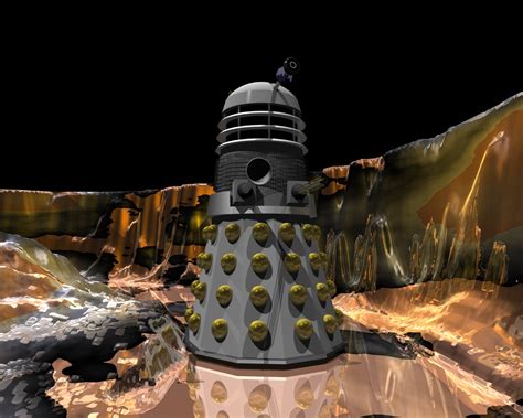 Tom Rathbornes Media Creations Ray Traced Daleks On Patrol
