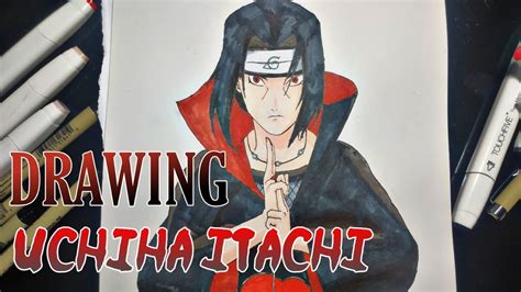Speed Drawing Uchiha Itachi Menggambar Uchiha Itachi Youtube