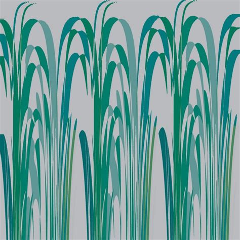 Green And Teal Reeds On Gray Laura B Haw Art Celebrativity