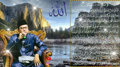 Suara Merdu Ustzahmad Fairuz Membaca Sholawat Dustur Youtube