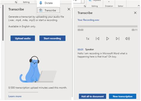 Microsoft Adds Automatic Transcription To Word On The Web Heres How