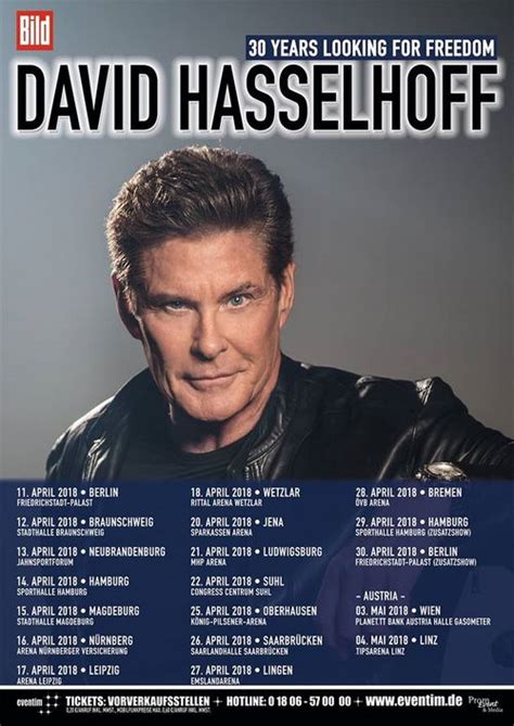 David The Hoff Hasselhoff Auf Tour 2018 Monkeypressde
