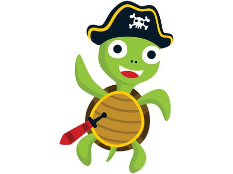 Pirate Turtle Free Hd Printable Activities Richwald Club