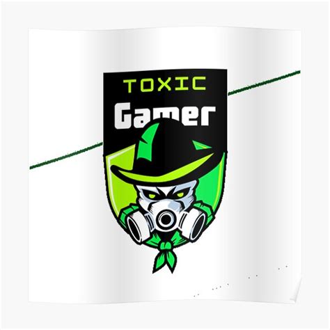 Toxic Gamer Poster By Emjeysmart Redbubble