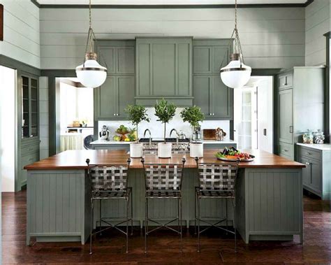 60 Incredible Farmhouse Gray Kitchen Cabinet Design Ideas