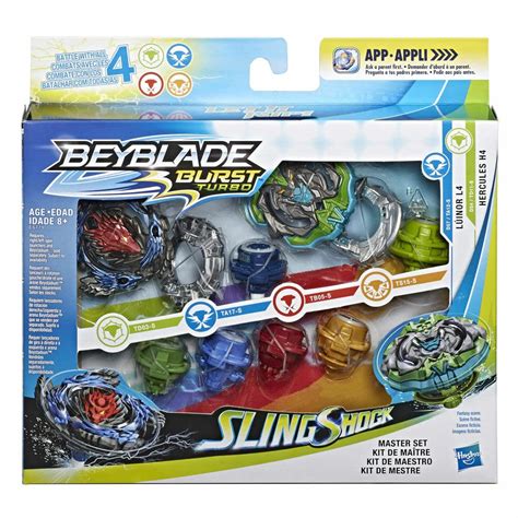 Buy Beyblade Burst Turbo Slingshock Master Set Luinor L Hercules H