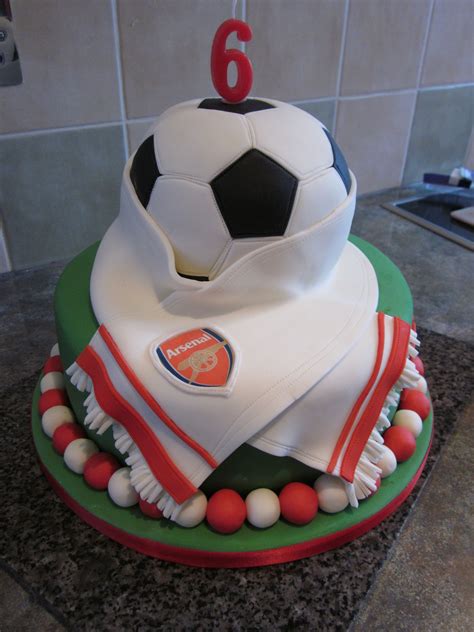 Cake in honor of victory in football in france 2018 on a. Arsenal Football cake....for the oldest child! | Football party cake, Soccer cake, Football cake
