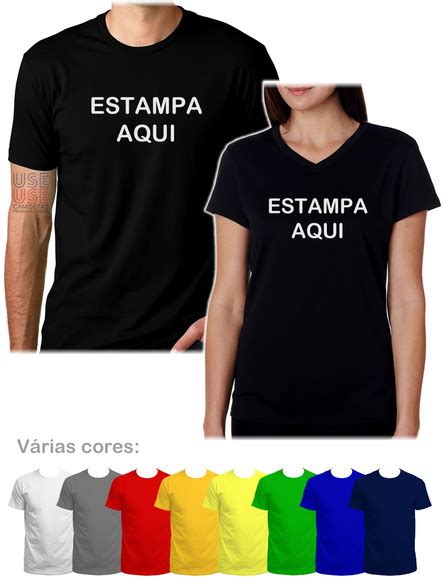 Camisetas Algodão Com Estampa Personalizada Uniforme Elo7