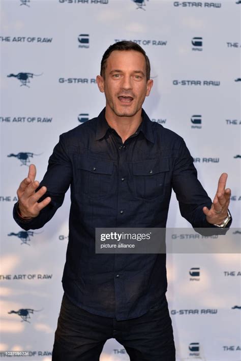 German Actor Sönke Möhring Poses Before The G Star Raw Show Offsite