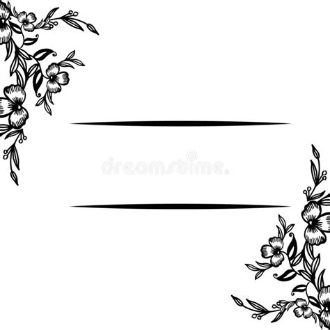 Elegant And Beautiful Wreath Frame For Happy Love Day Greeting Card Design Vector Stock Vector