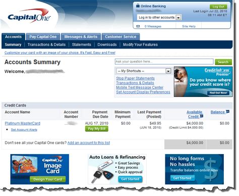 Pay capital one credit card online. omurtlak33: capital one online banking
