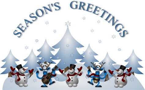 Seasons Greetings Card Front Openclipart