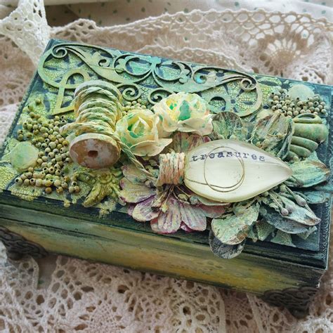 An Altered Jewelry Box For Sacrafters Visit My Blog For A Link To The
