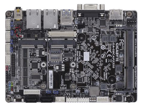 Single board computers offer a powerful and exciting alternative to microcontrollers and are ideal for processor intensive applications creating the next generation of robotic applications. GIGABYTE GA-SBCAP3350 Celeron N3350 Single Computer ...