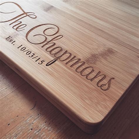 Custom Cutting Board Personalized Chopping Board Wood Butcher Block