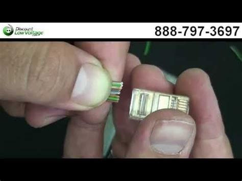 How To Make A Telephone Cable Usoc Rj Rj Youtube Telephone