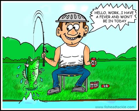 Fish Head Fishing Cartoons Fishing Jokes Fishing Humor Cartoon