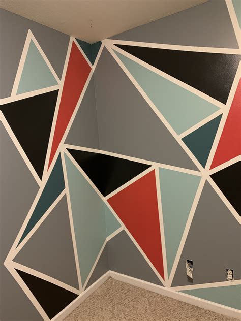 30 Geometric Wall Paint Ideas