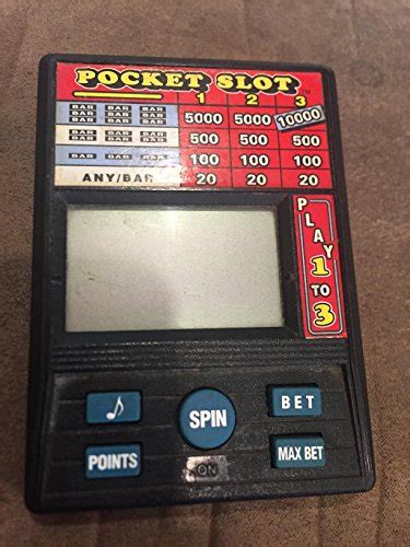 Radica Pocket Slot Video Slot Machine Electronic Handheld Game