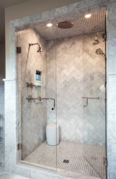 New Natural Stone Shower Tile Ideas Only In Bathroom