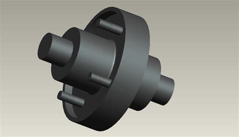 srinivasa ram pro engineer design flanged coupling assembly protected type