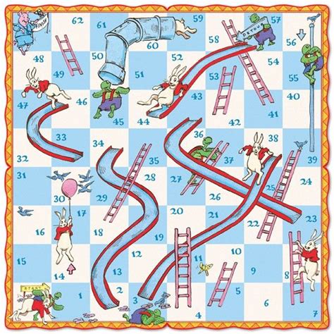 Chutes And Ladders Board Template Chutes And Ladders Board Game