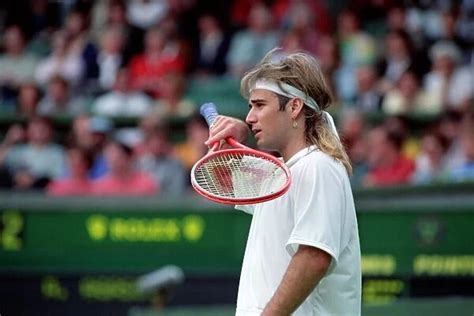 Wimbledon Tennis Championships Andre Agassi In Action 21267467