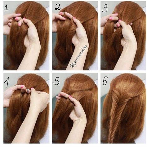 Fishtail Braid Hairstyles Step By Step