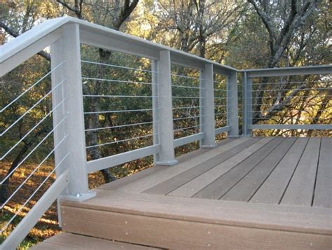 Horizontal Metal Deck Railings Home Design Ideas