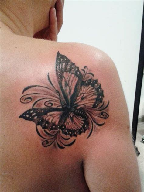 Butterfly Cover Up Tattoos Flower Tattoo Tattoo Designs