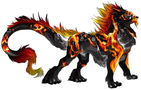 Fire Wolf Myths Monsters Alien Demon Wolf Legend Goddess Geek