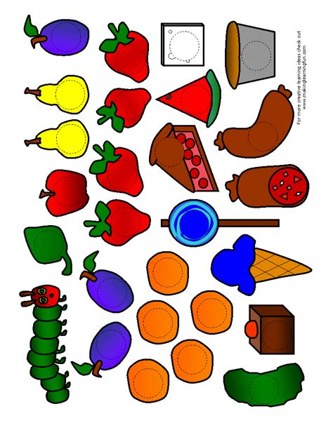 Hungry Caterpillar Food Printables Printable Word Searches
