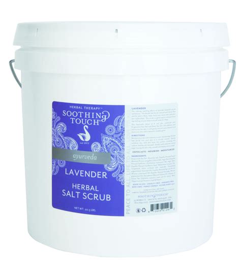 Soothing Touch Herbal Salt Scrub Lavender