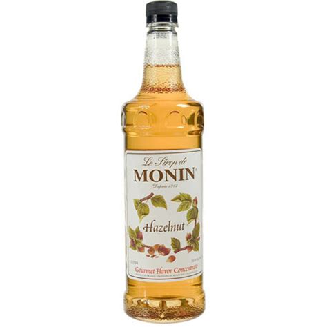 Monin Inc Monin Hazelnut Drink Syrup Liter Restockit Com