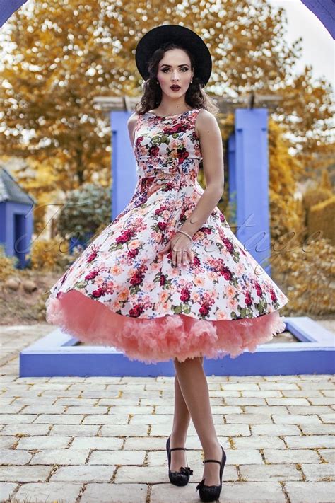 Bildergebnis Für Petticoat Stocking Floral Swing Dress Swing Dress