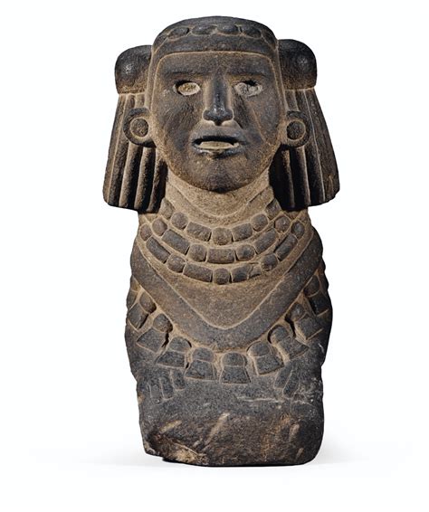 Culture Aztèque Chalchiuhtlicue Figure Sothebys