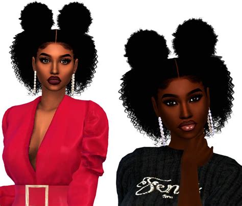Sims 4 Cc Finds Xxblacksims Armon Curls All Ages 2 All In One Photos