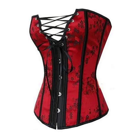 Buy Plus Size 6xl Corset Red Gothic Bustier Top Sexy