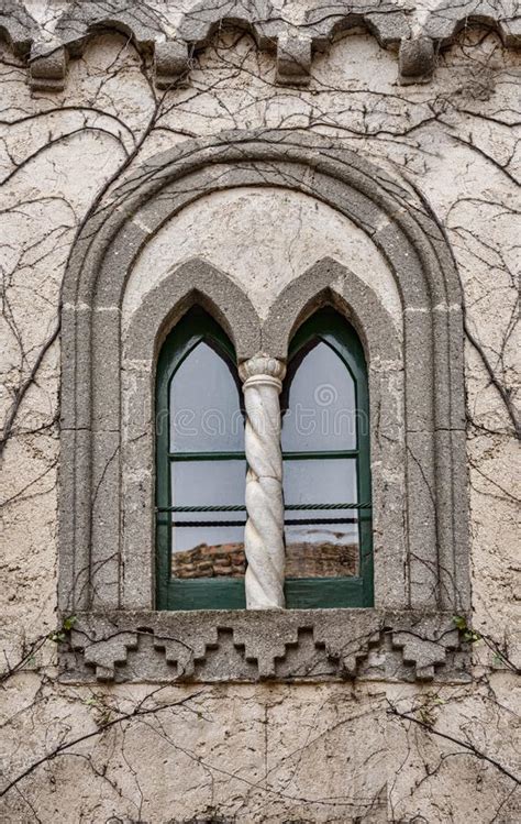 Medieval Window Adorned With Column Stock Photo Image Of Italian