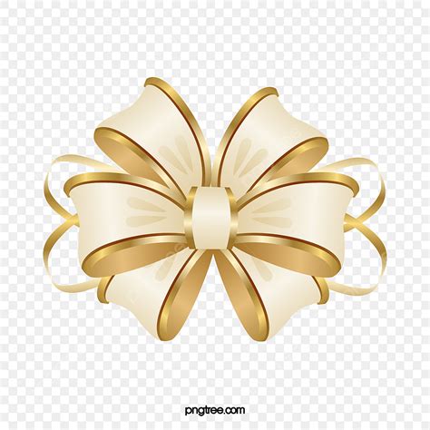 Bow Gold Ribbon Vector Art Png Cartoon Gold Ribbon Bow Ribbon Clipart Bow Clipart Golden Png