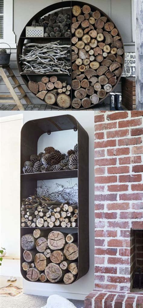 Firewood can be dirty, bug infested, or host fungus. 15 Creative Firewood Rack and Storage Ideas - Page 2 of 2 ...