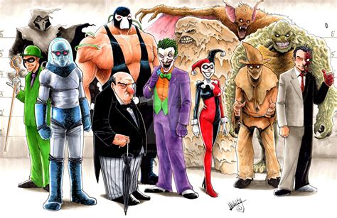 Batmans Rogues Gallery By Shawn Langley On Deviantart