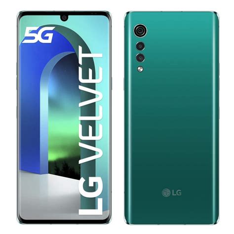 Lg Velvet 5g 128gb Lmg900tm T Mobile 6gb Ram Smartphone Aurora