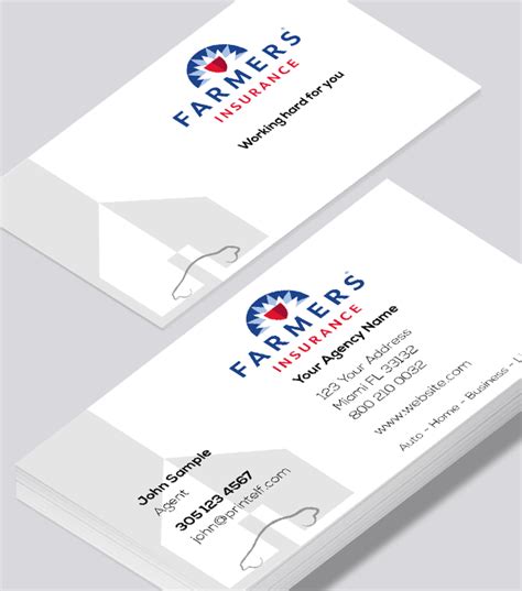 Do not sell my personal information. Farmers Insurance business card - Modern Design in 2020 | Modern business cards design, Farmers ...
