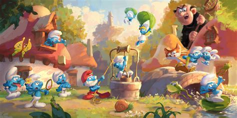 Artstation Smurfs Lost Village Art Naveen Selvanathan In 2021