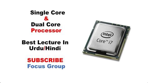 Single Core Processor Dual Core Processor And Quad Core Processor Youtube