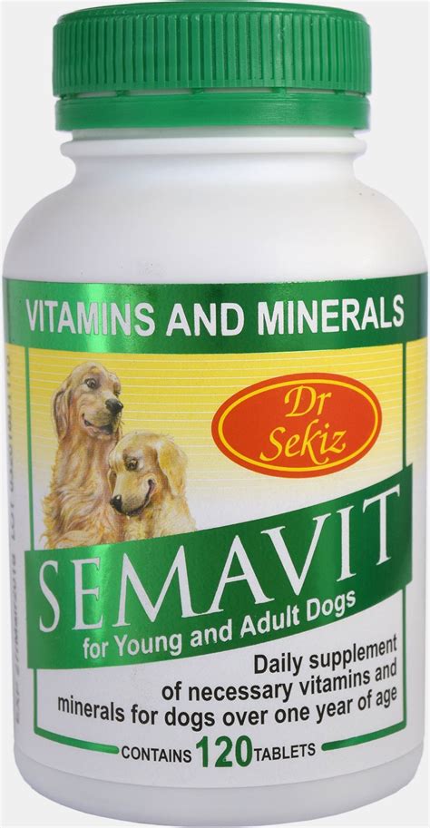 Can vitamin supplements really make you healthier? SEMAVIT-SEMACO | Vitamin and mineral supplements for pets ...