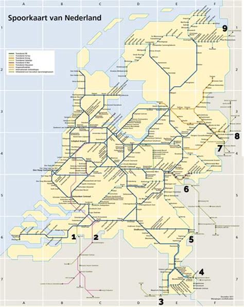International Rail Borders In Netherlands Trains To Germany Belgium